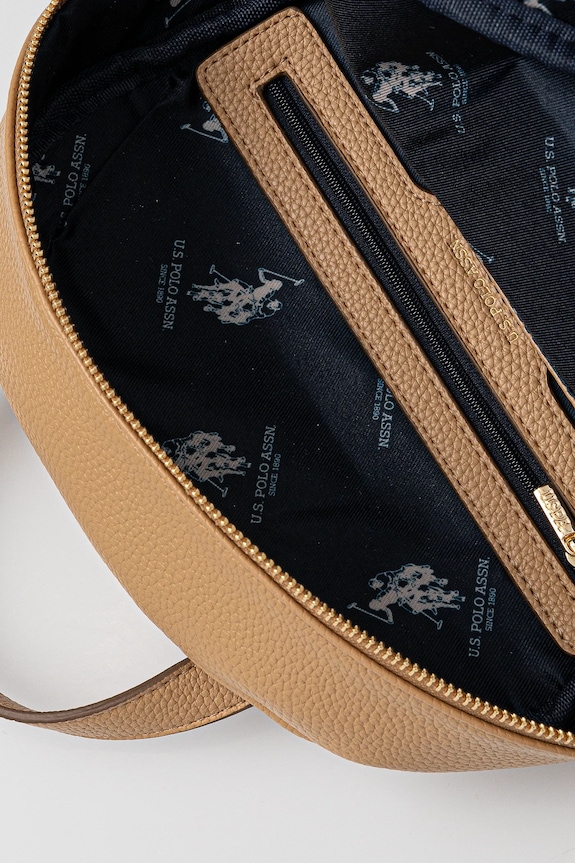 U.S. Polo Assn. plecak damski z imitacji skóry Stanford BIUSS6211WVP brązowy
