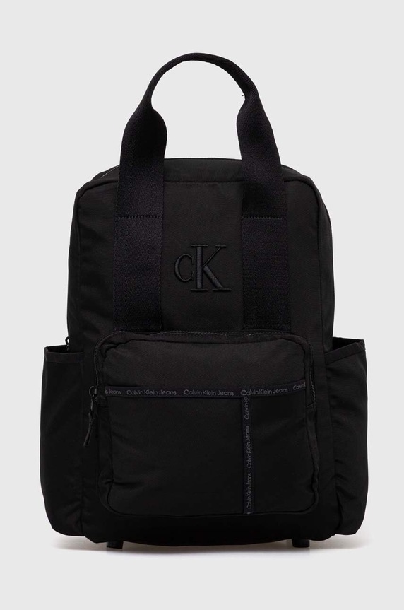 Dětský batoh Calvin Klein Jeans hladký černá IU0IU00648.9BYH