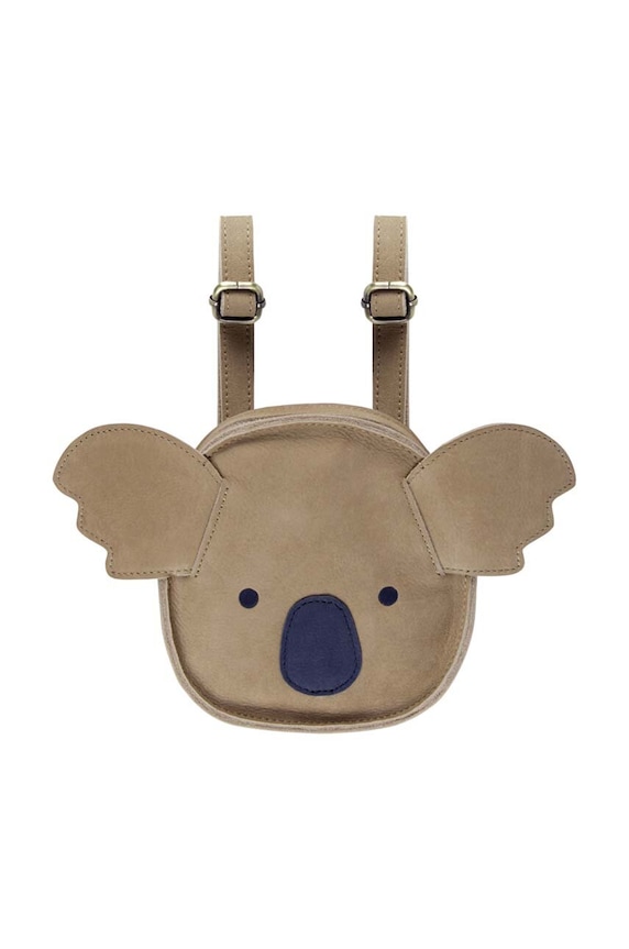 Detský kožený ruksak Donsje Kapi Classic Backpack Koala 5005006. béžová AA00