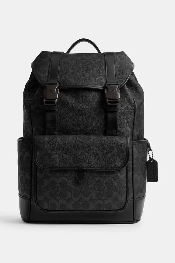 Coach plecak skóra licowa czarny CU201