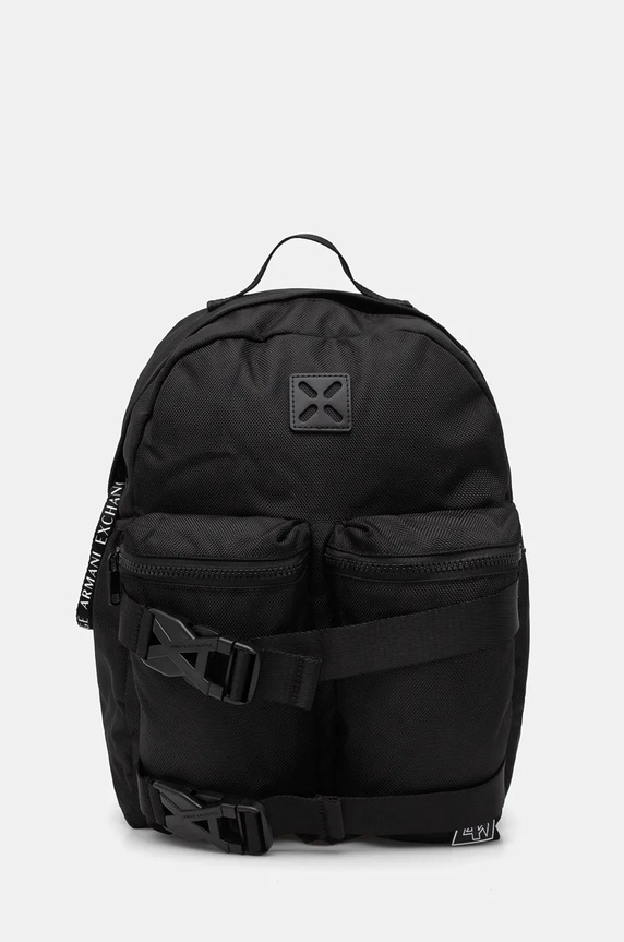 Batoh Armani Exchange hladký černá 952682.4F879