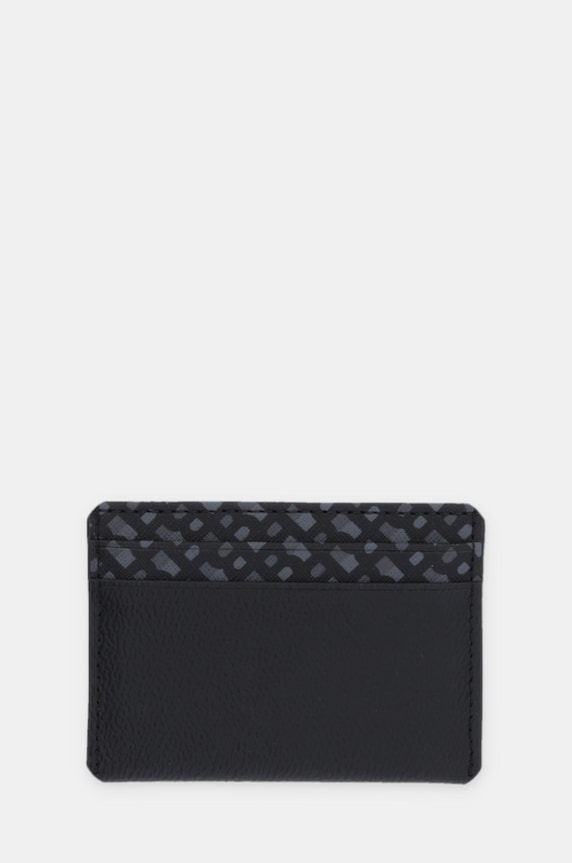 BOSS portacarte in pelle 50529531 nero AW24