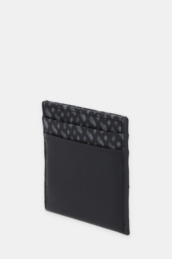 Accessori BOSS portacarte in pelle 50529531 nero