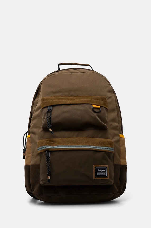 Ruksak Pepe Jeans ALVIN LONDON odgovara formatu A4 smeđa PM030848