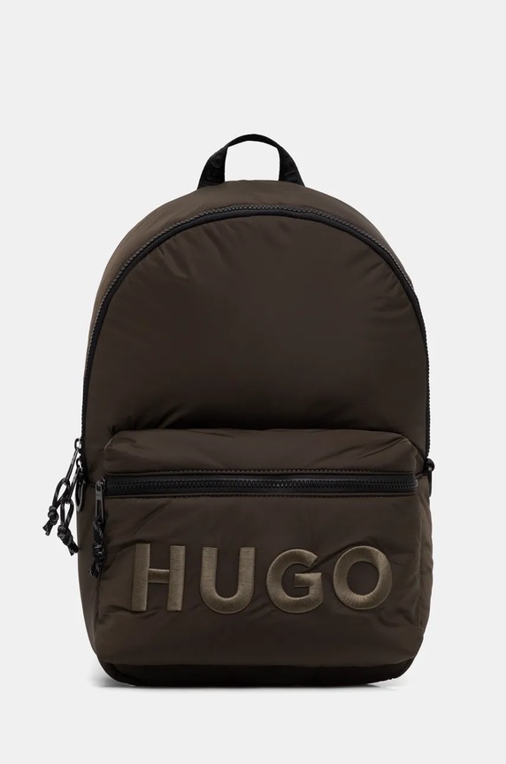 HUGO zaino applique verde 50529437