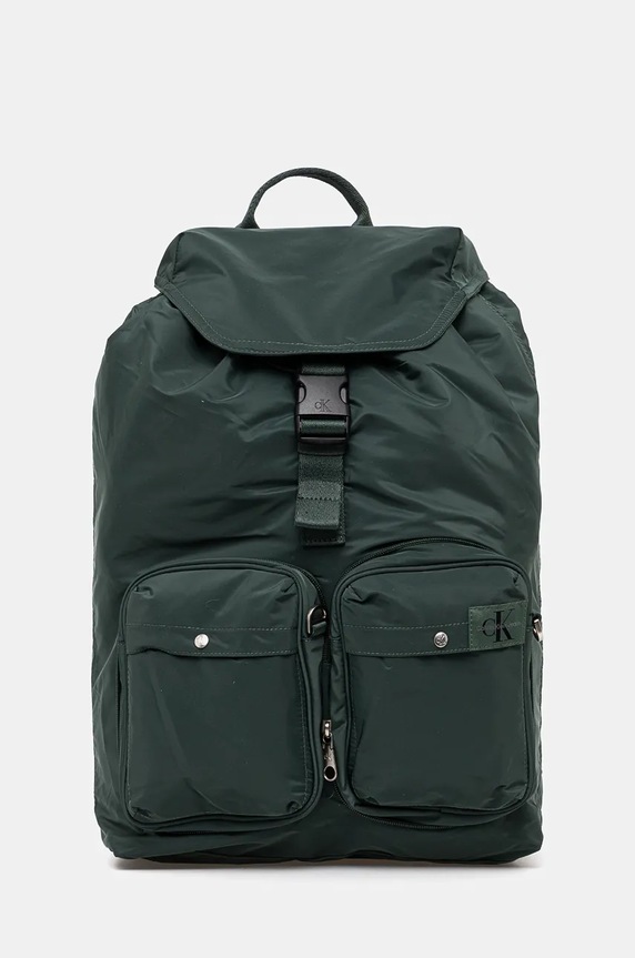 Ruksak Calvin Klein Jeans jednofarebný zelená K50K512547