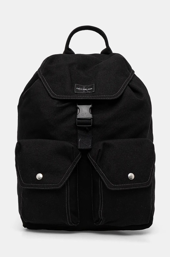 Ruksak Calvin Klein Jeans jednofarebný čierna K50K512576