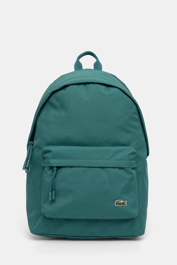 Ruksak Lacoste jednofarebný zelená NU4592NE