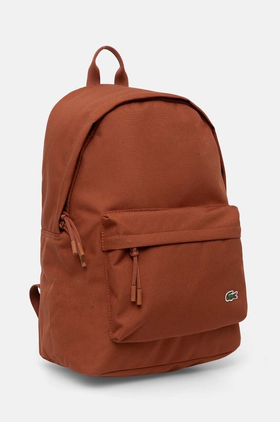 Lacoste plecak NU4592NE brązowy AW24