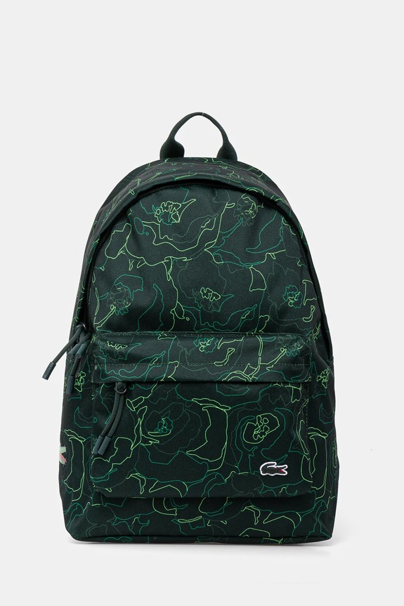 Batoh Lacoste vzorovaný zelená NU4693HN