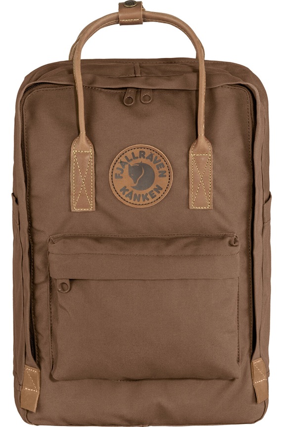 Σακίδιο πλάτης Fjallraven Kanken no. 2 Laptop 15 λείο δέρμα καφέ F23803.238