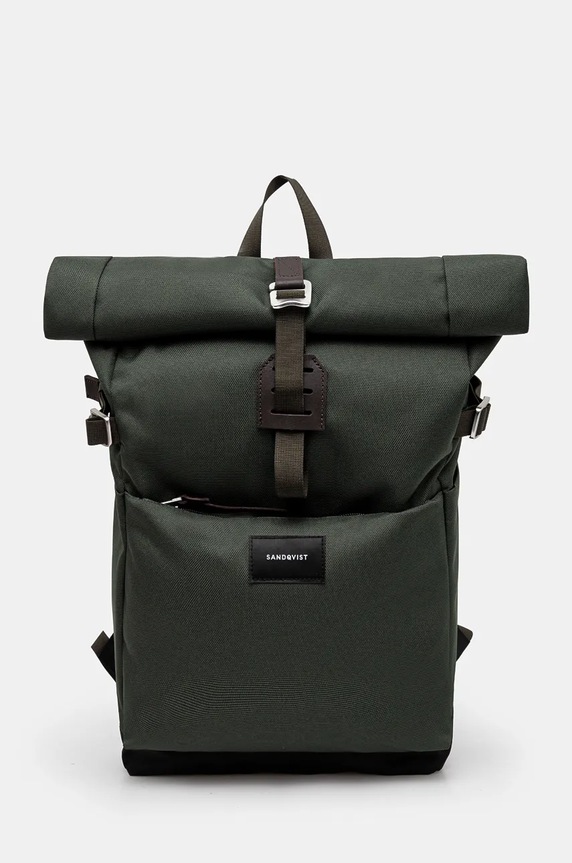 Sandqvist backpack Ilon Planet friendly green SQA2407