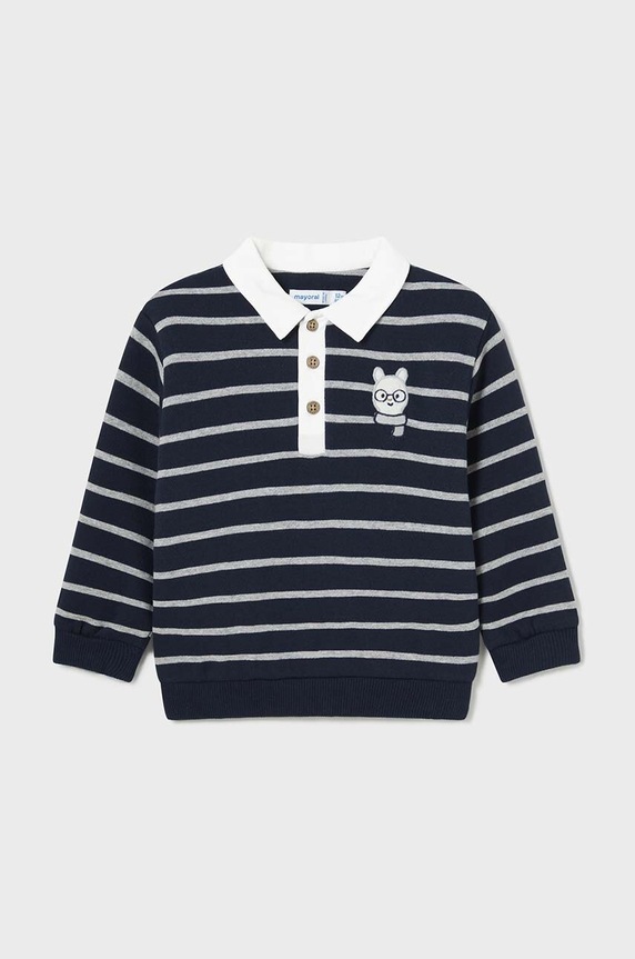 Mayoral tricou polo pentru copii cu modele bleumarin 2459.3C.Baby.9BYH