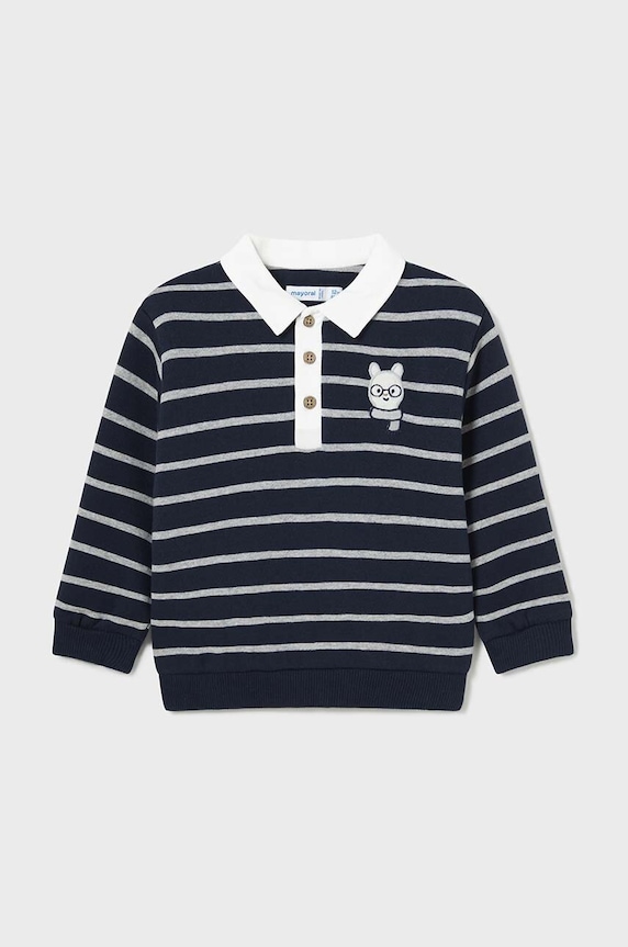Mayoral tricou polo pentru copii cu modele bleumarin 2459.3C.Baby.9BYH