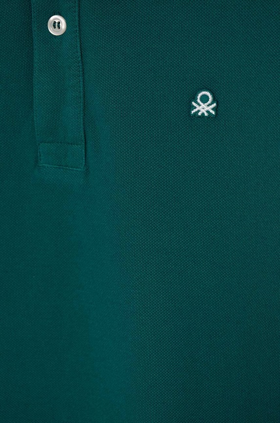 Băieți United Colors of Benetton tricou polo copii 3089C300Z.G.Seaso.9BYH verde