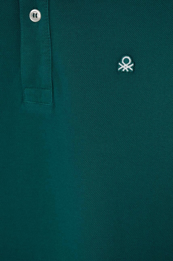 Băieți United Colors of Benetton tricou polo copii 3089C300Z.G.Seaso.9BYH verde
