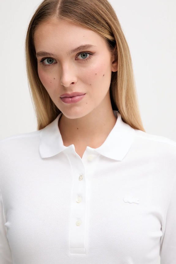 Μακρυμάνικο Lacoste λευκό PF5464