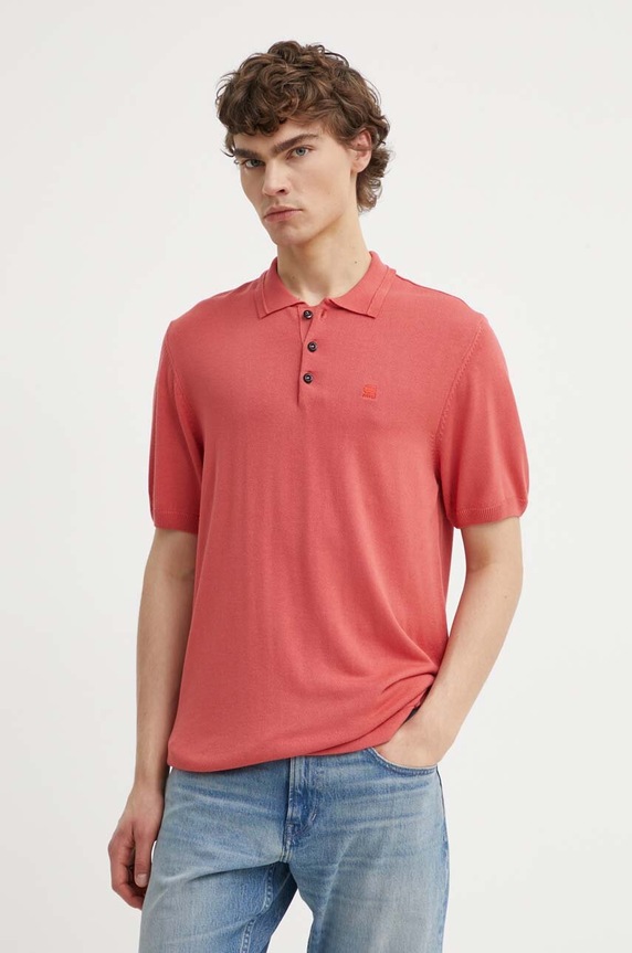 G-Star tricou polo rosu D24663.D618