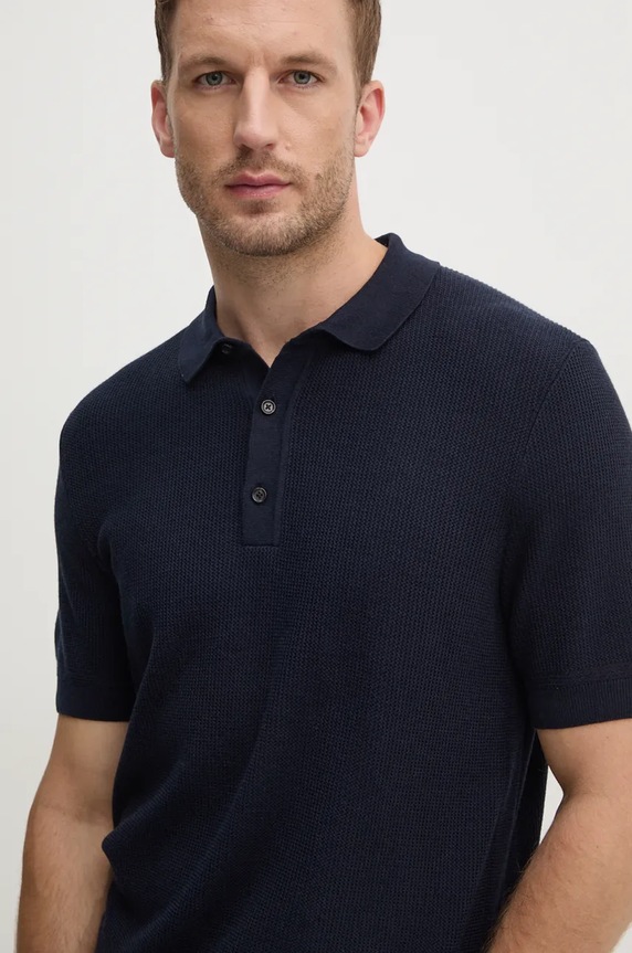 Polo tričko BOSS relaxed námořnická modř 50519615
