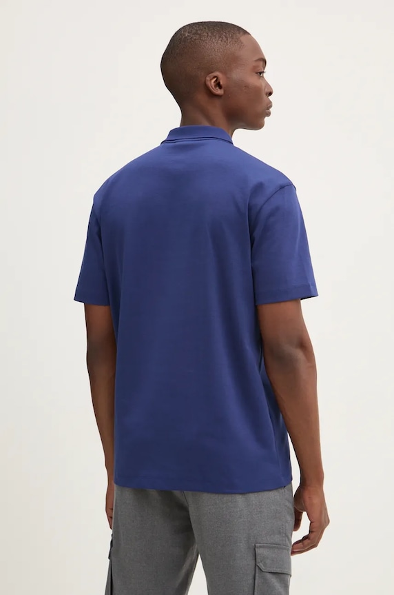 Odzież HUGO polo bawełniane Deabono_D 50517638 granatowy
