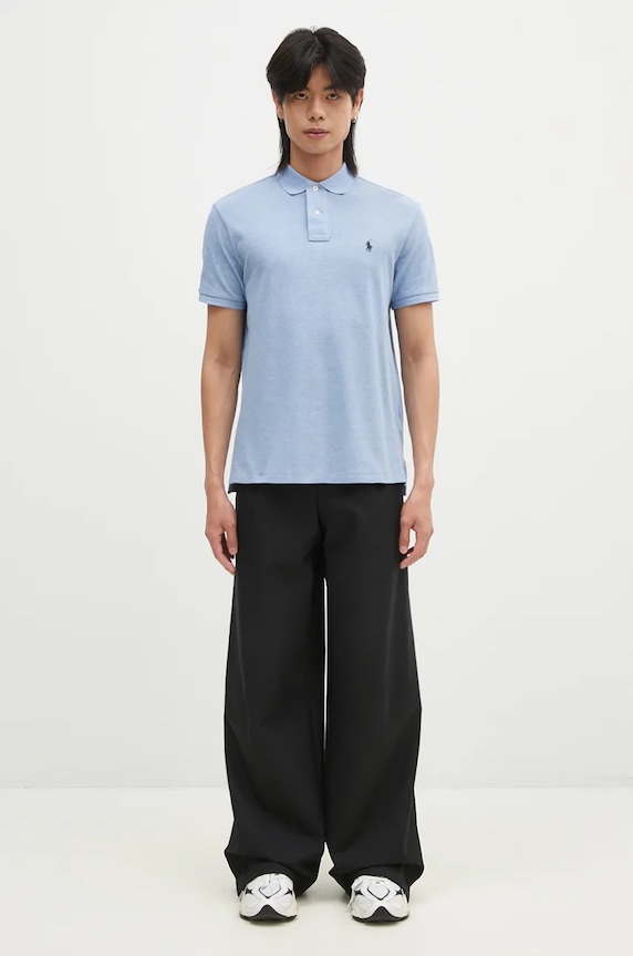 Polo Ralph Lauren cotton polo shirt 710666998 blue