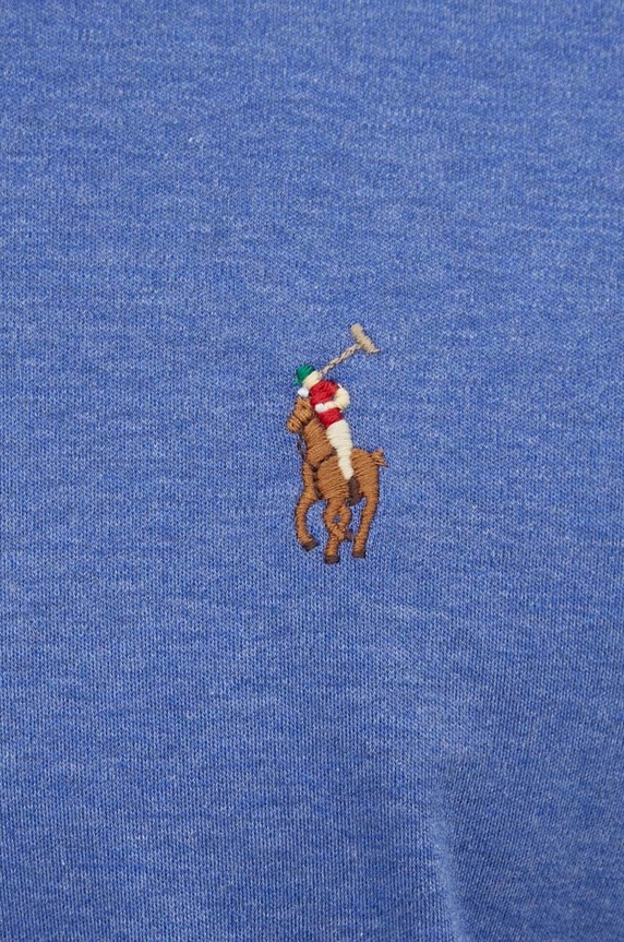 Bavlněné polo tričko Polo Ralph Lauren 710713130 modrá