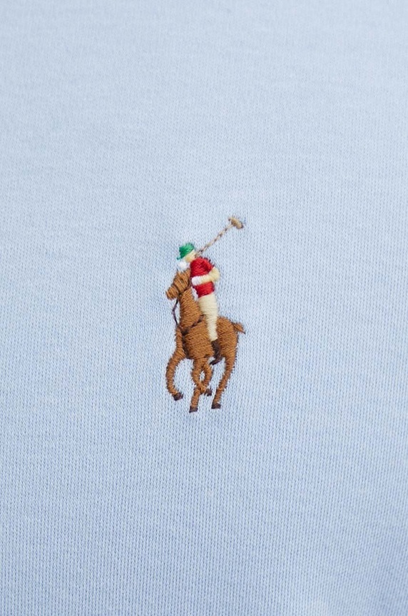 Pamučna polo majica Polo Ralph Lauren 710713130 plava