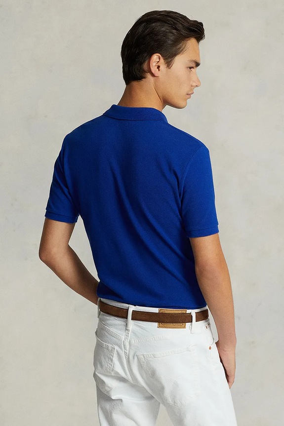 Polo Ralph Lauren polo de bumbac 710795080 albastru SS26