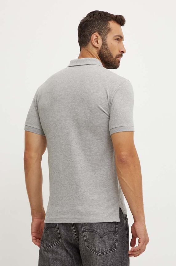 Polo Ralph Lauren polo bawełniane 710795080 szary SS26