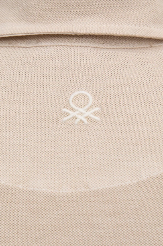 United Colors of Benetton longsleeve beżowy 3WG9U3026
