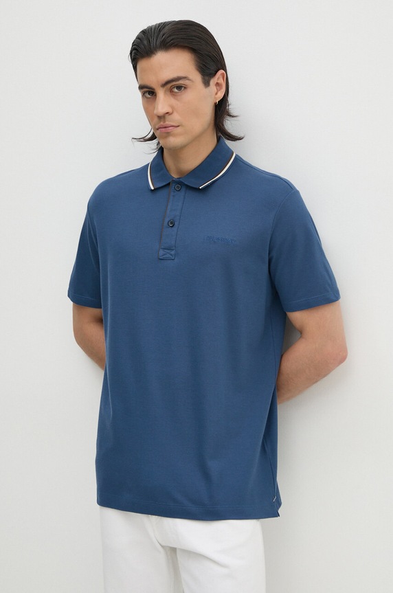 Paul&Shark polo regular niebieski 14311719
