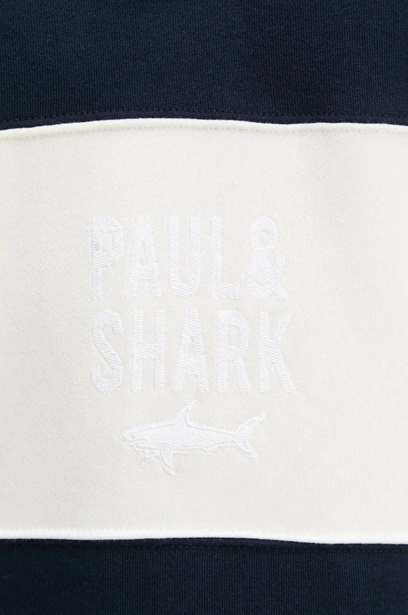 Bavlněná mikina Paul&Shark 14311859 námořnická modř