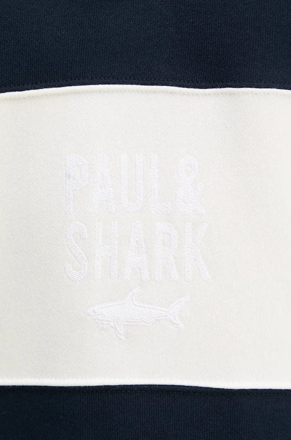 Bavlněná mikina Paul&Shark 14311859 námořnická modř
