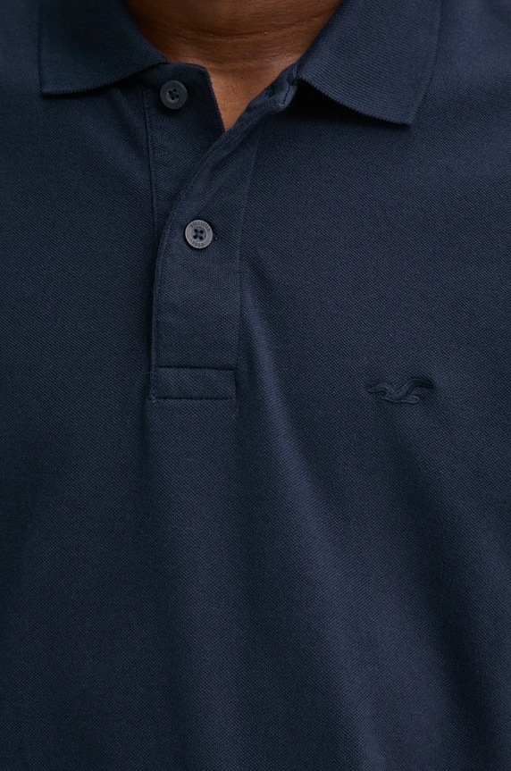 Πόλο Hollister Co. KI324.4117.200 σκούρο μπλε
