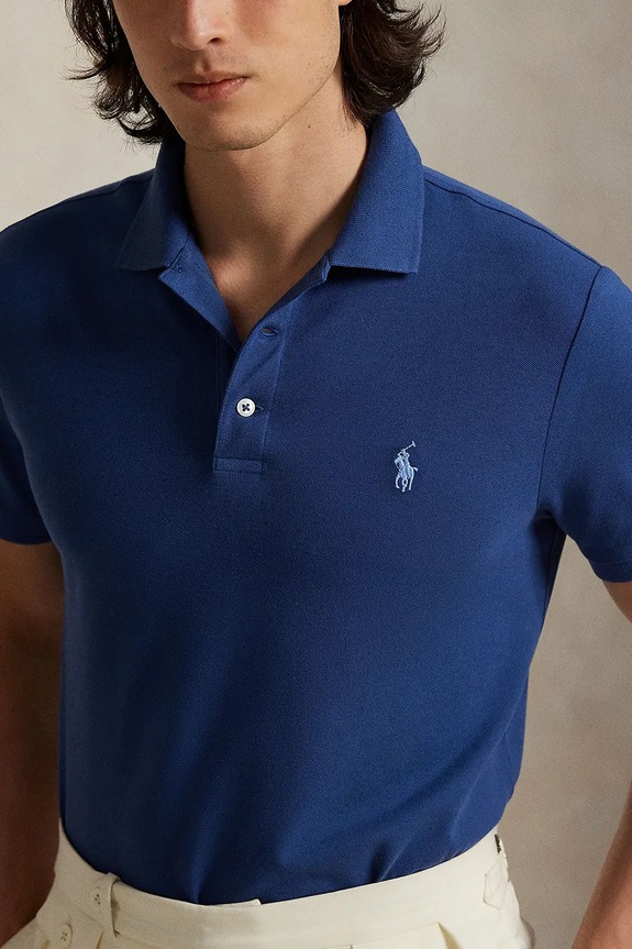 Πόλο Polo Ralph Lauren σκούρο μπλε 710941439