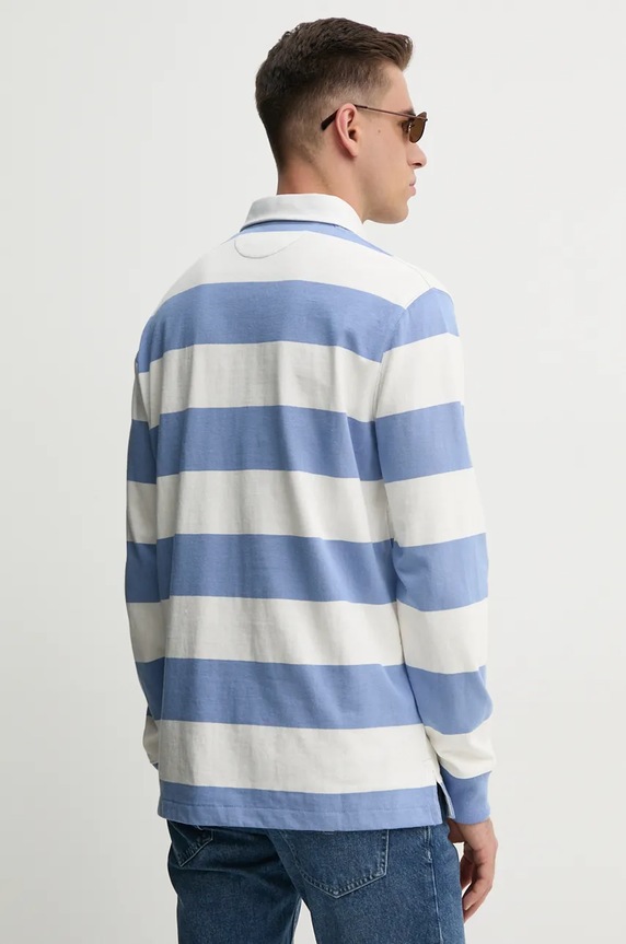 Odzież Polo Ralph Lauren longsleeve bawełniany 710952913 niebieski