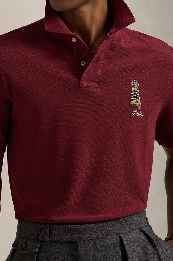 Polo Ralph Lauren cotton polo shirt maroon 710953336