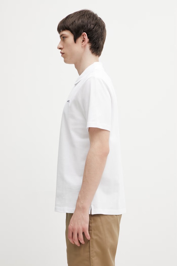 A.P.C. Polo standard GOTS in cotone da uomo COGWZ.H26342 bianco SS26