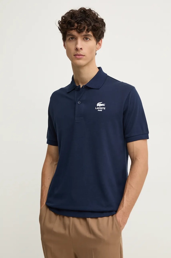 Lacoste polo de bumbac regular bleumarin PH2723