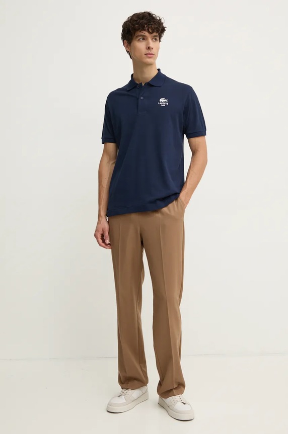 Lacoste polo de bumbac PH2723 bleumarin AW25