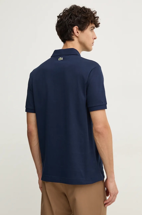 Îmbrăcăminte Lacoste polo de bumbac PH2723 bleumarin