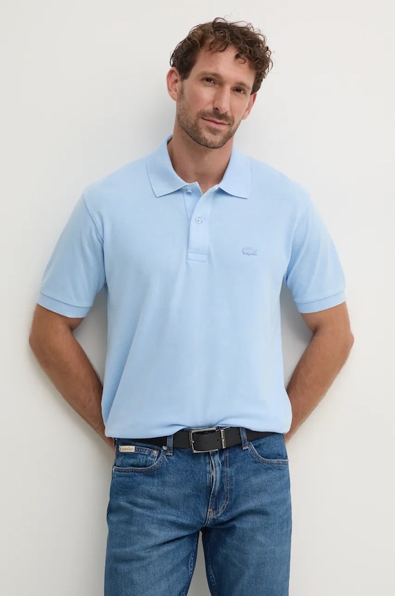 Lacoste polo de bumbac regular albastru PH2857