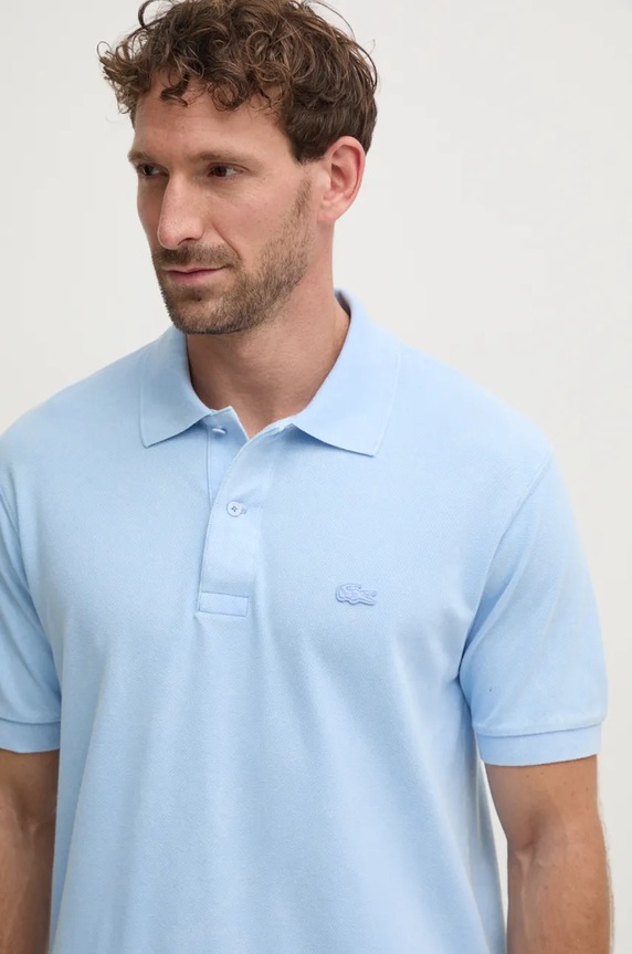 Lacoste polo de bumbac albastru PH2857