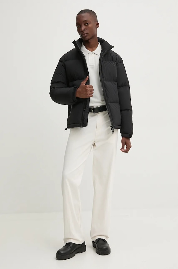 HUGO polo bawełniane 50533657 beżowy AW24