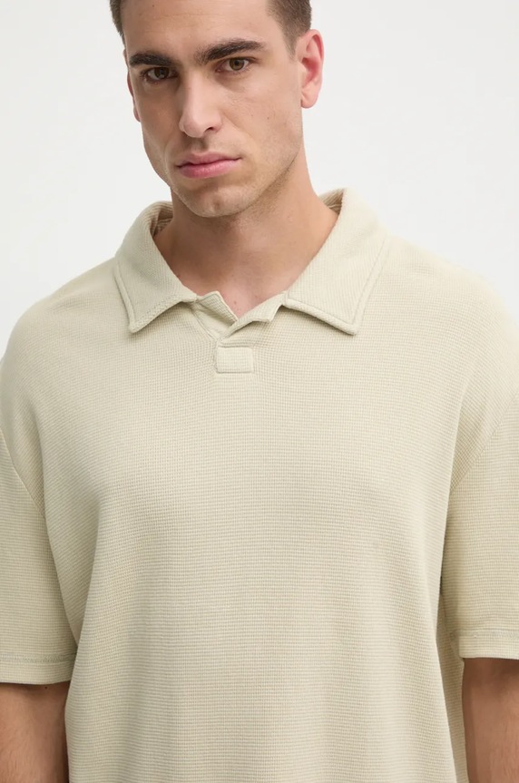 Calvin Klein Jeans polo de bumbac bej J30J326688