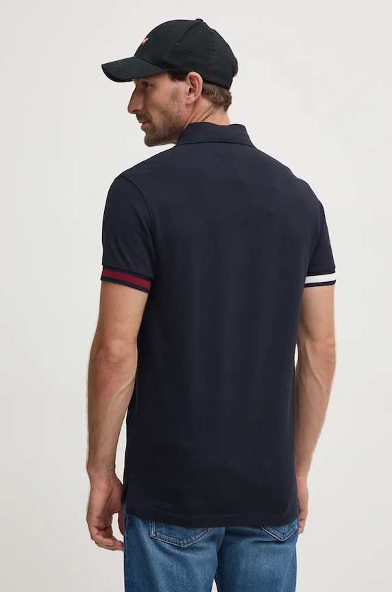 Oblečení Polo tričko Tommy Hilfiger MW0MW33156 námořnická modř