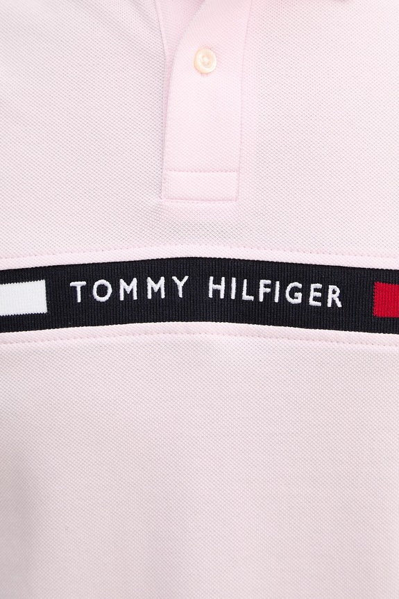 Polo tričko Tommy Hilfiger MW0MW38130 ružová
