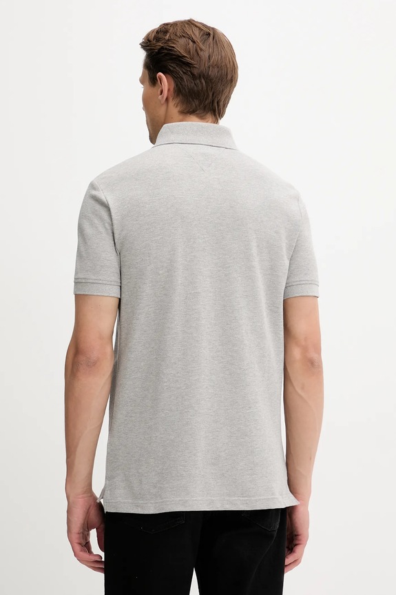 Tommy Hilfiger polo MW0MW38130 szary SS26