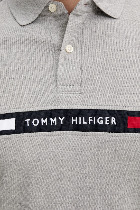 Tommy Hilfiger polo szary MW0MW38130