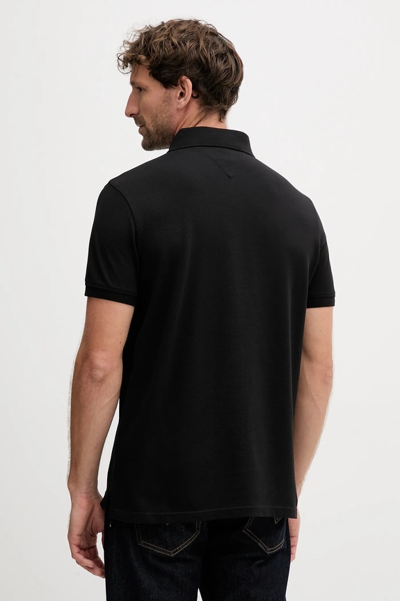 Polo tričko Tommy Hilfiger MW0MW38130 černá SS26